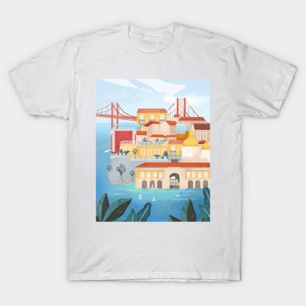 Portugal, Lisbon T-Shirt by Petras